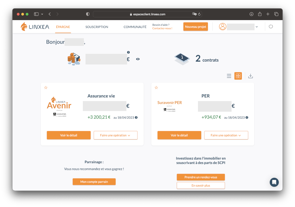 Assurance vie en ligne Linxea