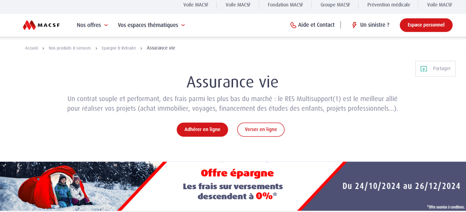 Assurance vie MACSF Res Multisupport : avis complet et points à savoir ...