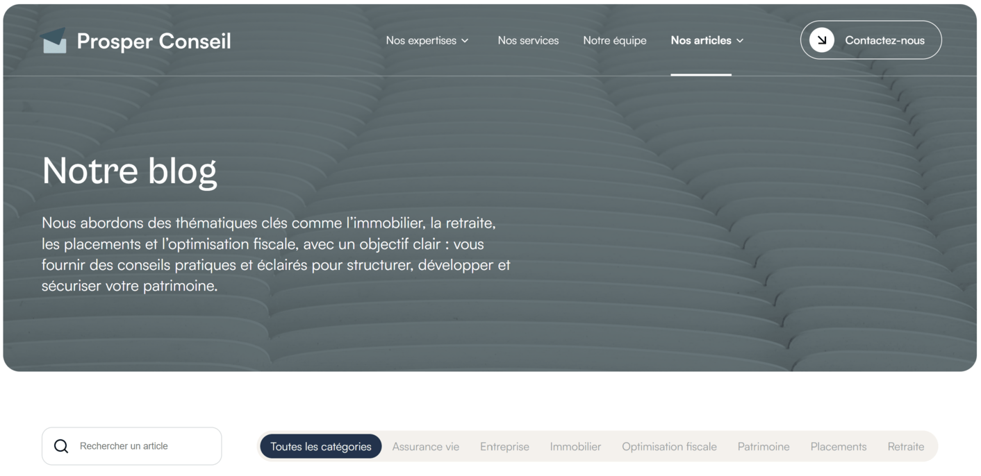 avis prosper conseil articles