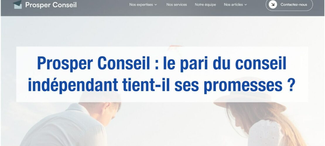 avis prosper conseil