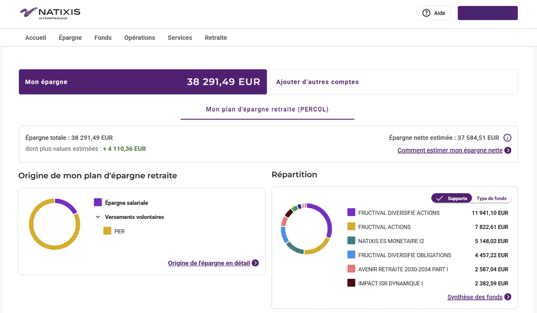 transfert per natixis