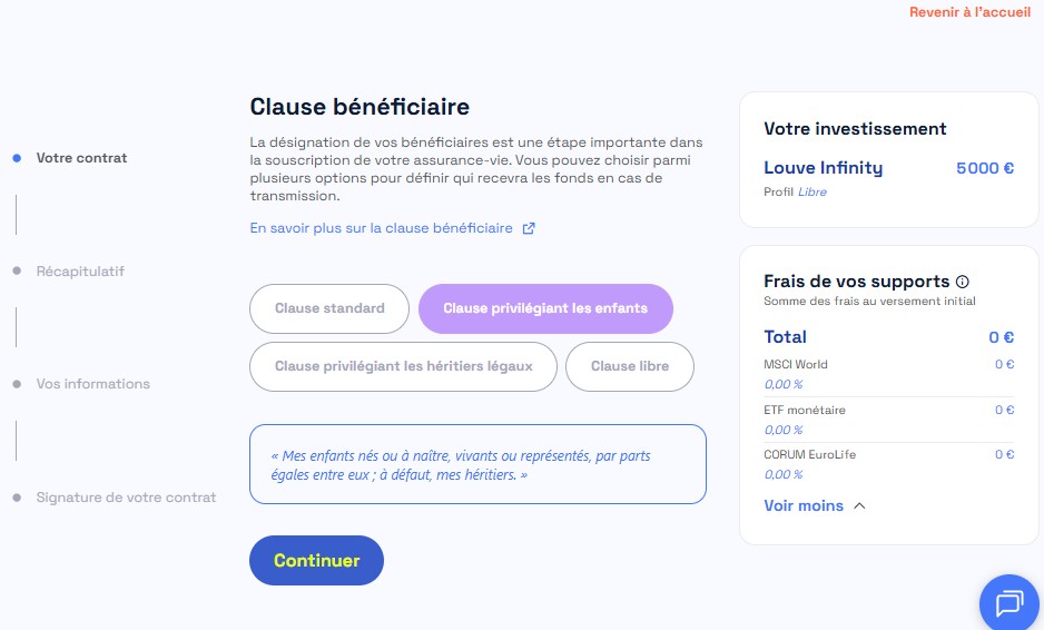 Assurance vie clause bénéficiaire