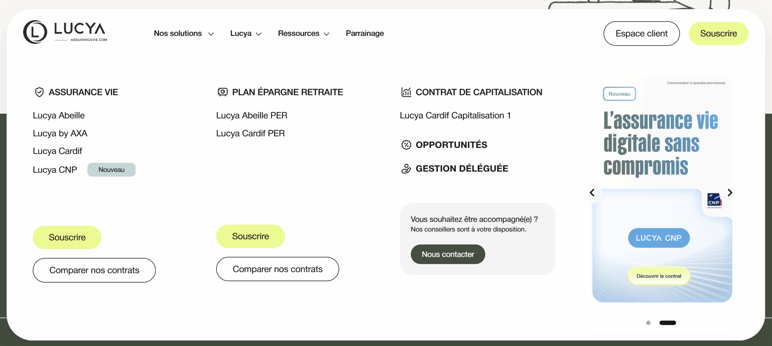 avis lucya offre