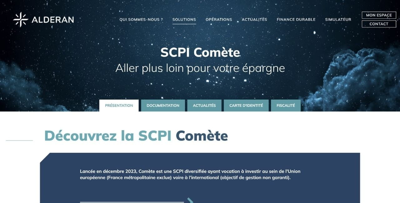 scpi comète