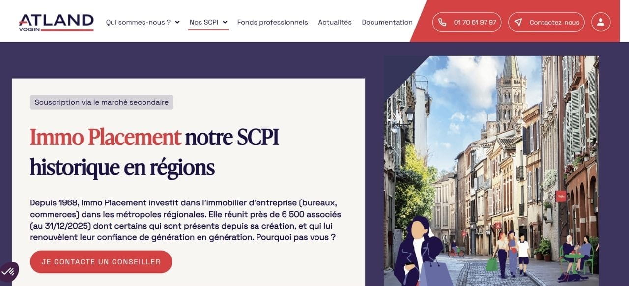 scpi immo placement
