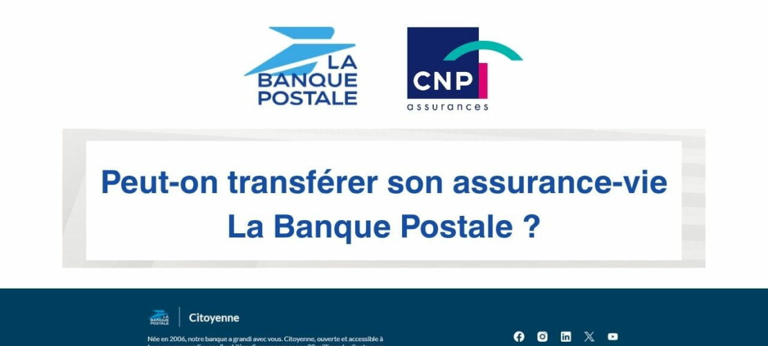 transfert assurance vie la banque postale