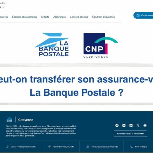 transfert assurance vie la banque postale
