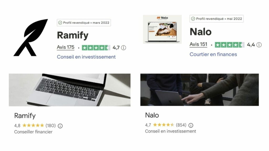 ramify ou nalo avis clients trustpilot google