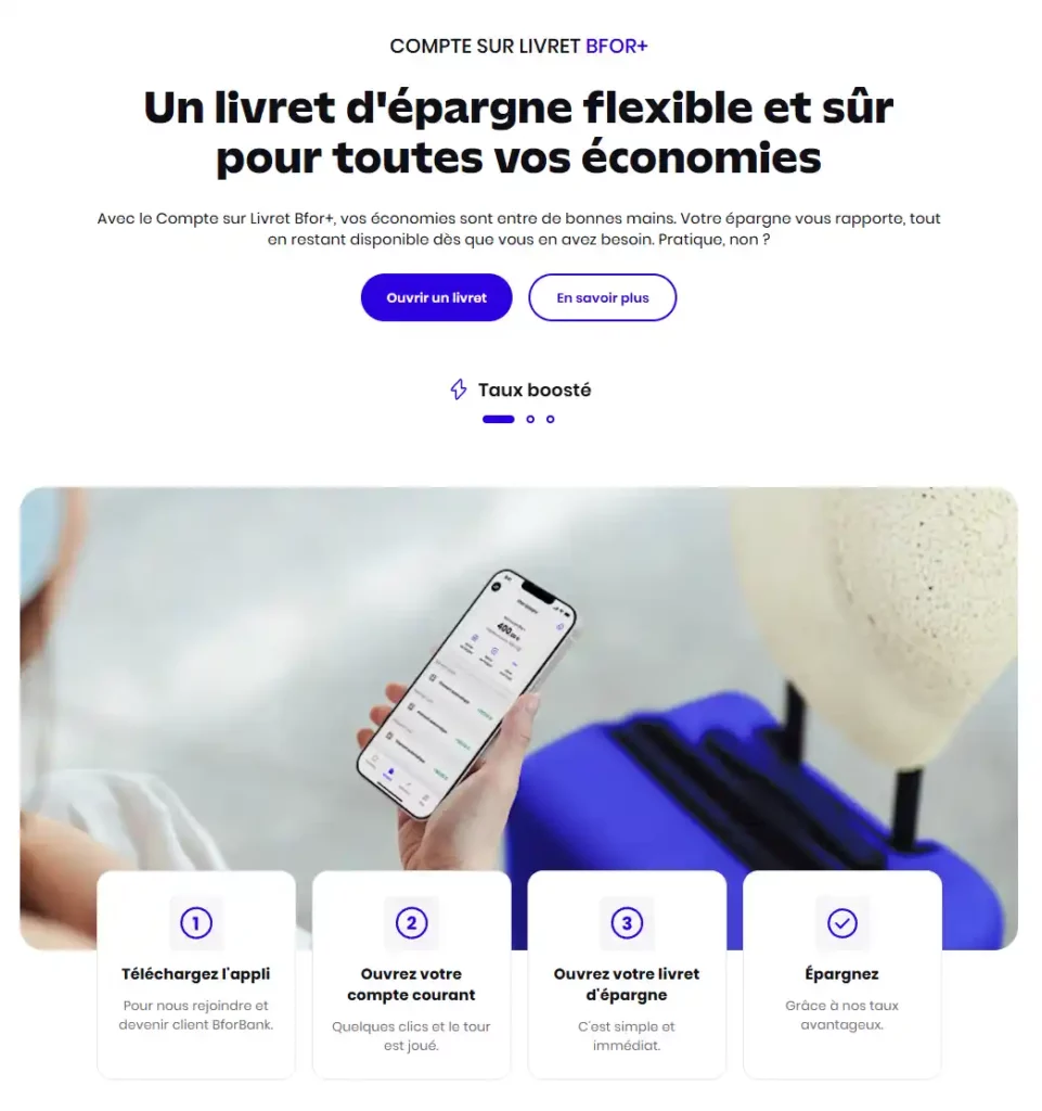 livret bfor+ de Bforbank